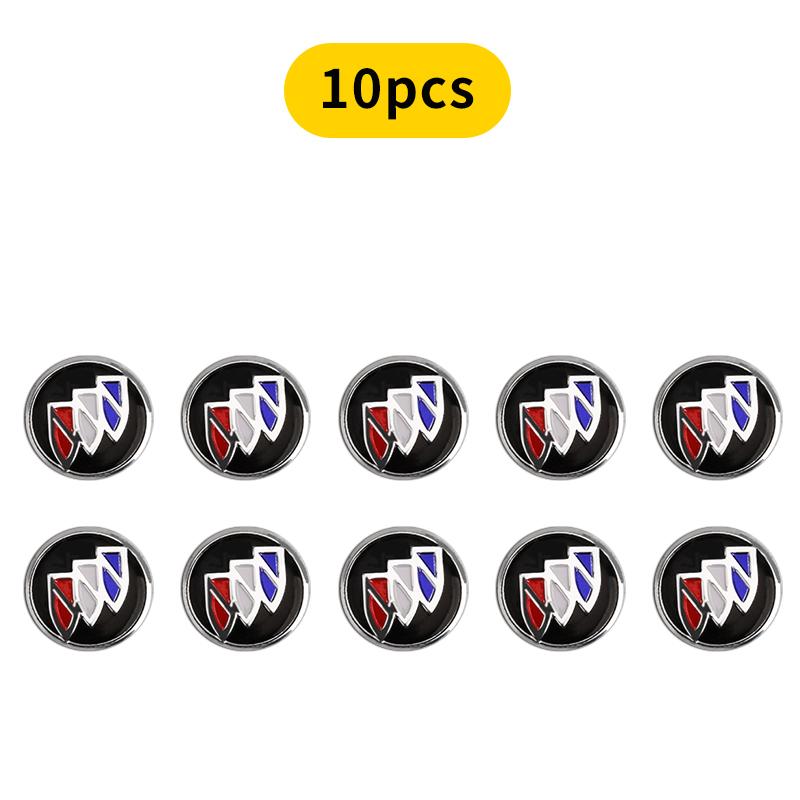 14mm Car Key Sticker Logo 3D Metal Emblem Car Accessories For Buick Century Excelle XT Verano Encore enclave Park Avenue GL8 GL6