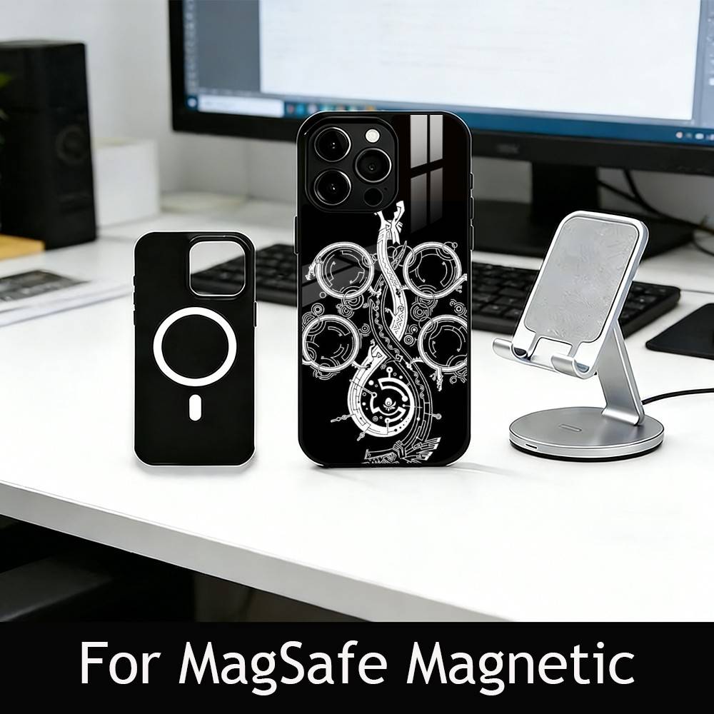 M-Monster M-Wild H-Hunter Phone Case For iPhone17,16,15,14,13,12,11 Plus,Pro Magnetic with Magsafe Wireless Charging