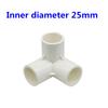 PVC Three-dimensional 3 Way 4 Way 5 Way Water Pipe Connector Innner Diameter 25mm Pipe Fittings Irrigation Equal Adapter 1 Pc