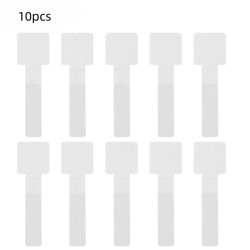 Adhesive Velcro with zip ties for secure storage wall mounted cable organizer computer cable clip network cable sorting