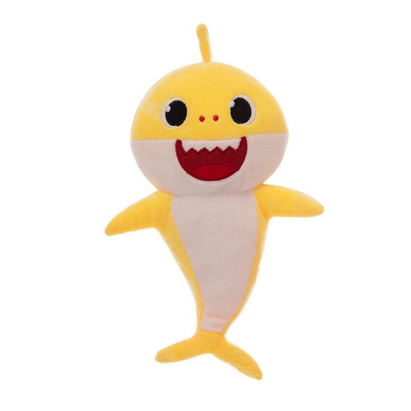 Shark Sing and Light Cartoon Baby Shark Stuffed Toys Kids Plush Toys Xmas Gifts for Children Kids