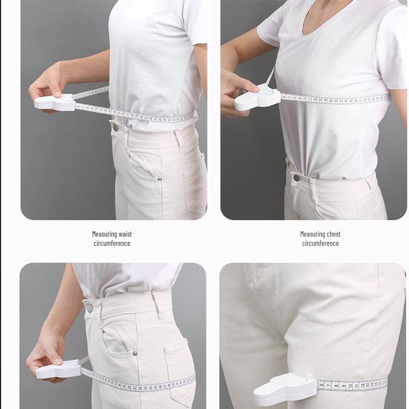 Precision Waist & Body Tape Measure - Soft Y-Shaped Leather for Bust, Waist, Hip, Arm, Chest Circumference & Fitness Measurements
