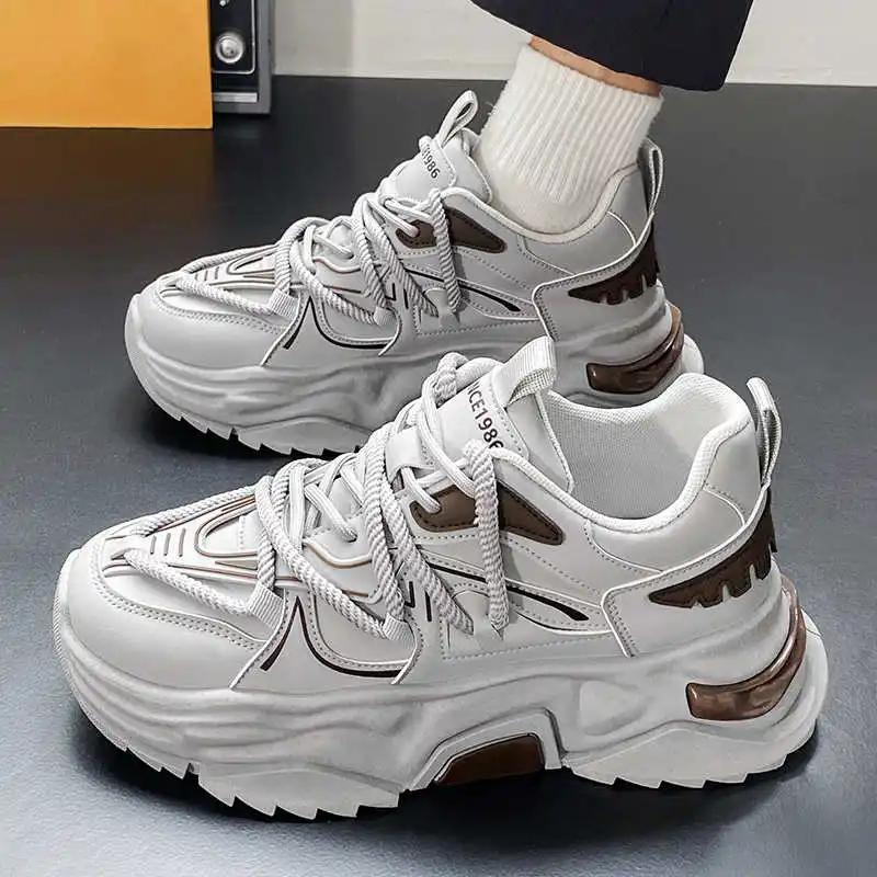 Super Big Size High Platform Shoes For Mens Sneakers 36 Size Shoes Blue Tennis Man Sport Zapato Aestthic Comfortable