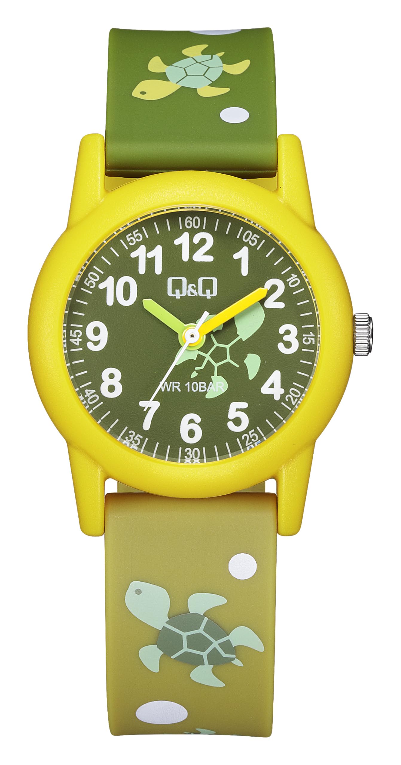 10 ATM Water Resistant Analog Kids Collection VR99J008 Green [Citizen Q&Q] Watch, Q&Q зелёный