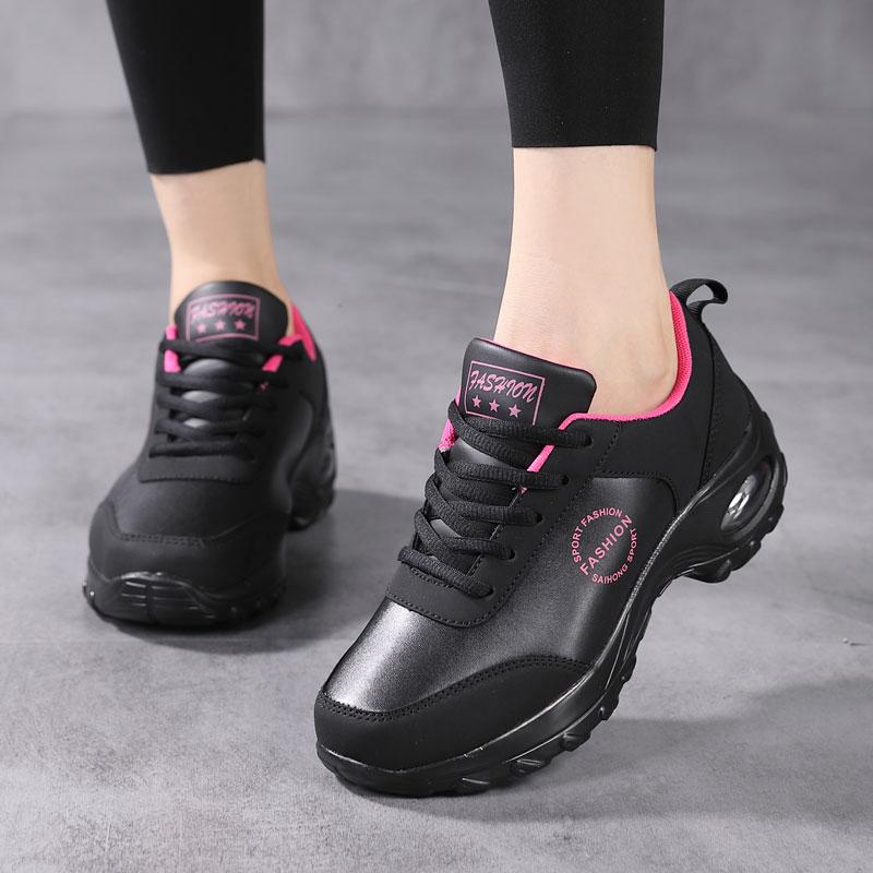 HOHO FAIR Scarpe da Donna Sneakers per Coppie Stampa Lettere Donna Scarpe con Piattaforma Ammortizzate Scarpe da Uomo Casual con Lacci Scarpe da Passeggio