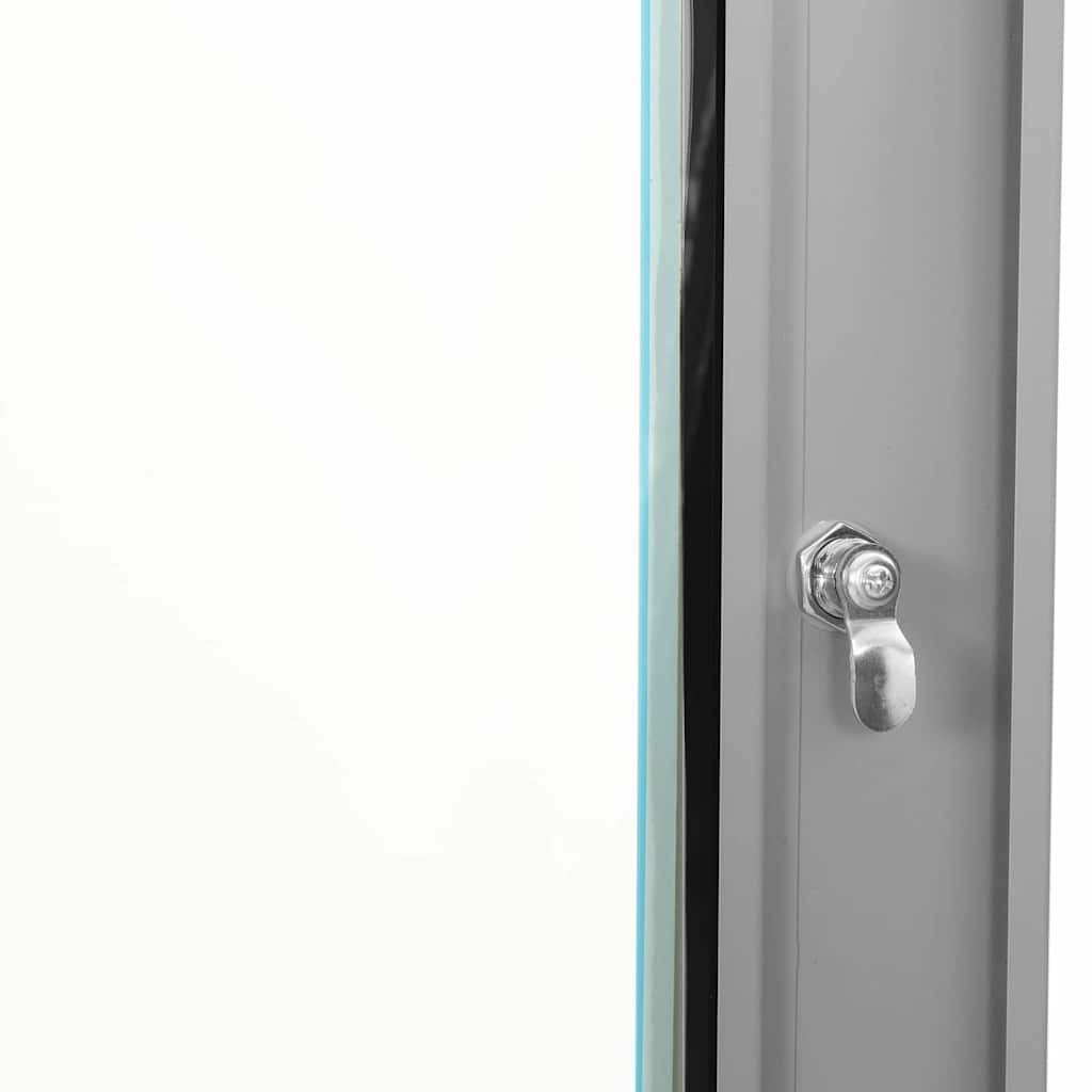Network Cabinet with Storage Gray 53 x 45 x 21 cm Steel