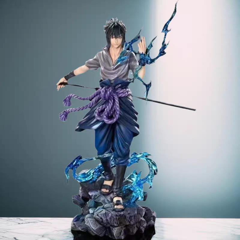 HOT Naruto Anime Figure Uzumaki Naruto Uchiha Sasuke Action Model Pvc Statue Desktop Ornament Collection Toys Gift