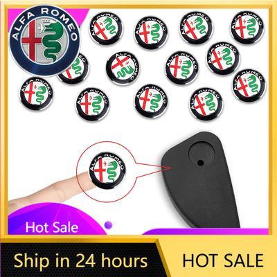 Car Stickers For Alfa Romeo New Remote Car Key Stickers Emblem Logo Accessories Car Goods For Alfa Romeo Giulietta GT 159 147 15