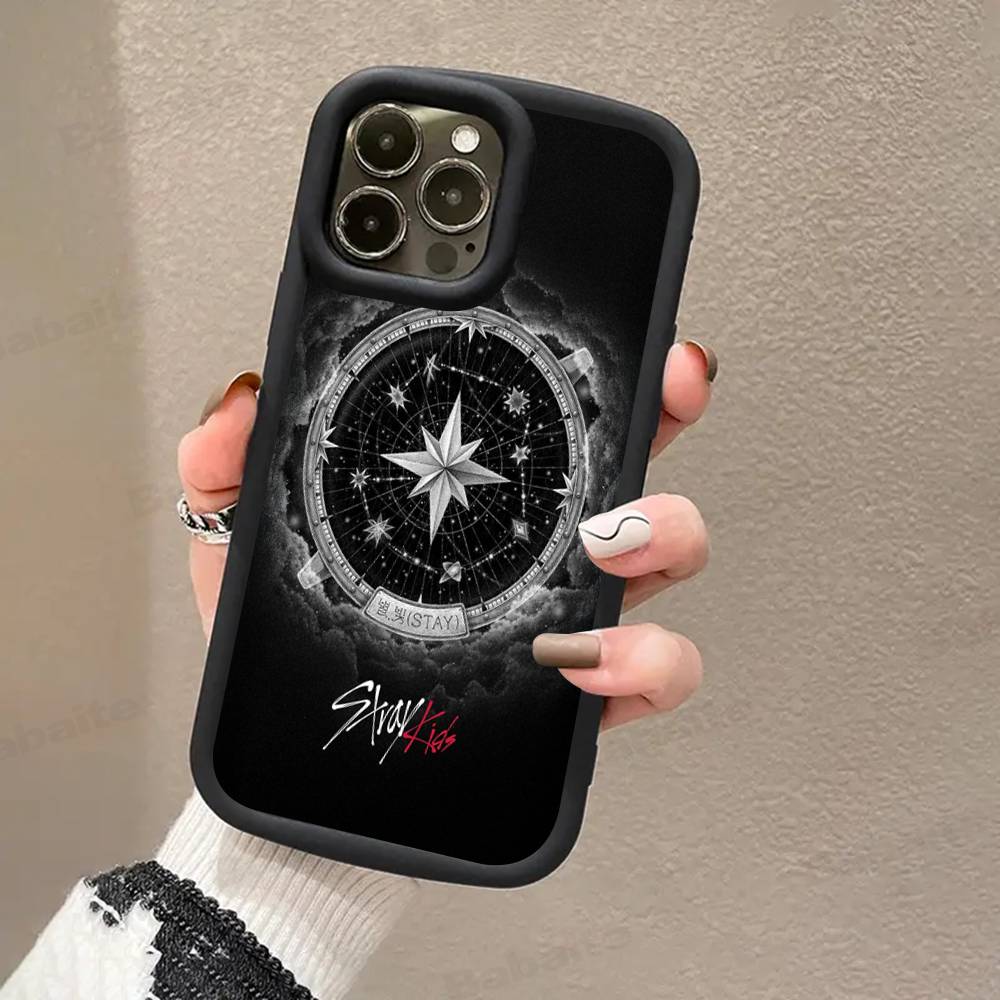 1PC Fashion Kpop S-Stray-Kids Phone Case for iPhone 17 16 15 14 13 12 11 Pro Max Plus Silicone Shockproof Case