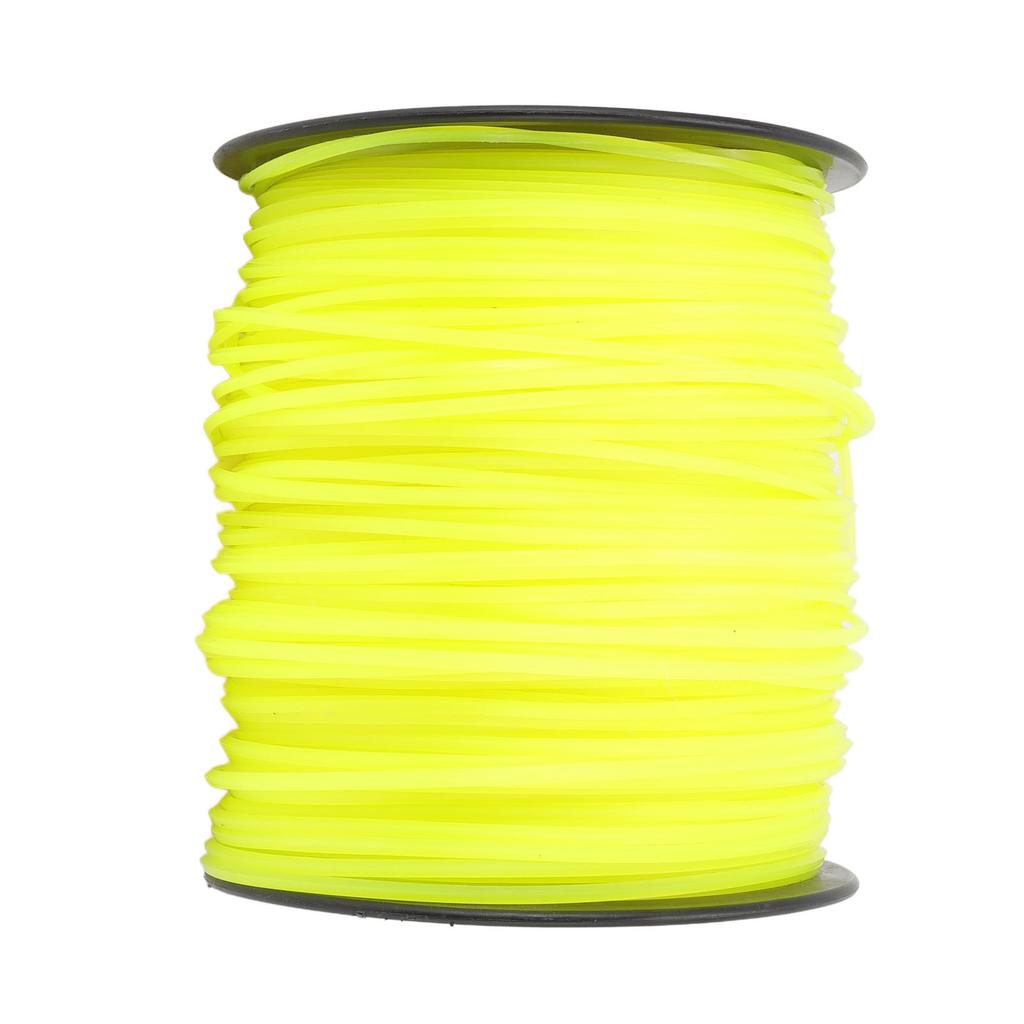 3mm String Trimmer Line Quadrate Trimmer Line Lawn Mower String Cord for Husqvarna Yellow