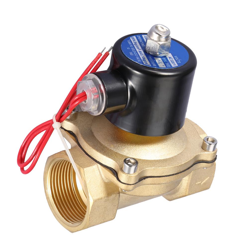 DN32 Normalmente Chiuso 2 Posizioni 2 Vie Elettrovalvola Elettromagnetica AC 220V 114