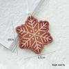NUCHI Luminous Wooden Christmas Tree Ornaments - Small House Pendant Decorations