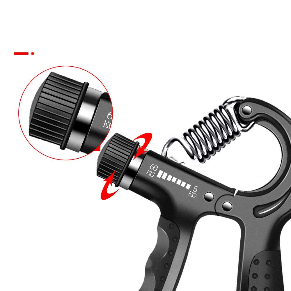 R-Shape Countable Hand Grips Strength Exercise Strengthener Gripper Spring Finger Carpal Expander