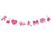 Paper Breast Cancer Backdrop Banner Single Side Breast Cancer Awareness Flag  Charity Activities