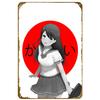 Vintage Anime Pinup Kawaii Girls Metal Tin Signs  Wall Posters Plaque for Man Cave Cafe Garage Club Bar  Retro Iron Painting Dec