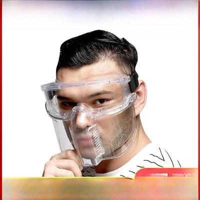 Protinárazový transparentní ochranný obličejový štít pro kuchyňské použití