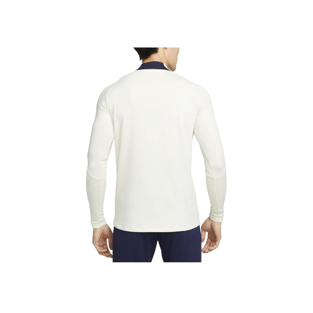 Nike Pánské ležérní sportovní tričko s dlouhým rukávem a kulatým výstřihem Paris Saint Germain, topy, off-white, DX3108-116