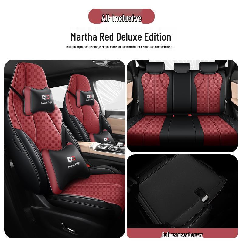 Jianghuai QXPHEV Full Leather Universal Car Seat Cushion - New Model for All Seasons