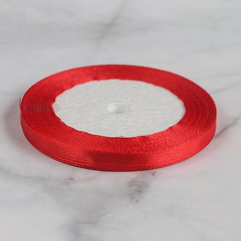

Элегантная многофункциональная красная лента, зашифрованная полиэстеровая лента, подарочная упаковка, украшение для свадебного цветка, торта, новогоднего галстука, украшение для дома 1cm*22m