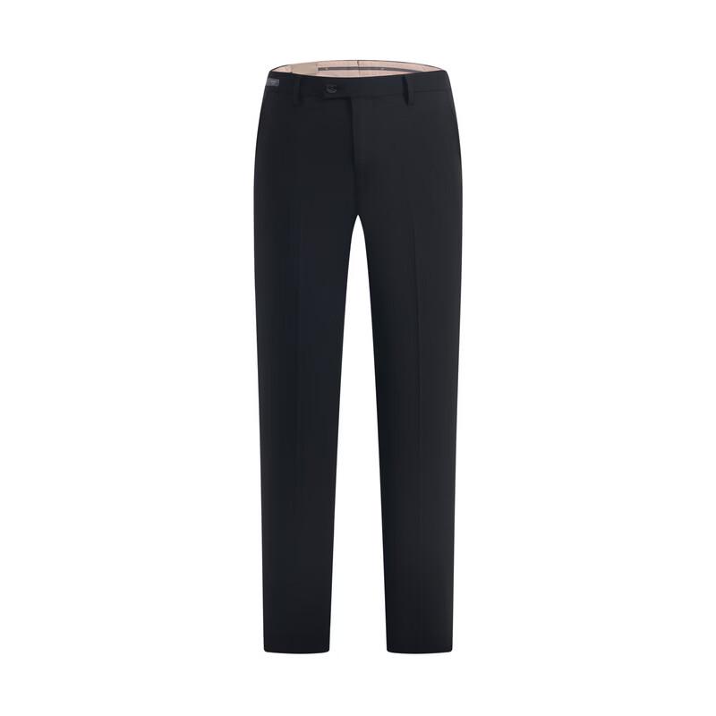 Jiumuwang Men's Wool & Silk Blend Suit Pants