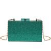Sequined Acrylic Box Party Clutches Wedding Evening Bags for Women Designer Female Purses and Handbags Chic Chain Shoulder Bag