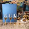 Kreativer Emaille-Iris-Glasbecher Champagnergläser Kristallines Partygeschenk Anstoßen Glaskelch Kristall Jubiläumsglasbecher