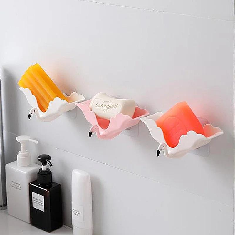 Bird Soap Box Bathroom Drain Suction Cup Wall Hanging Soap Box Multi-purpose Individual Suction Cup Soap Box