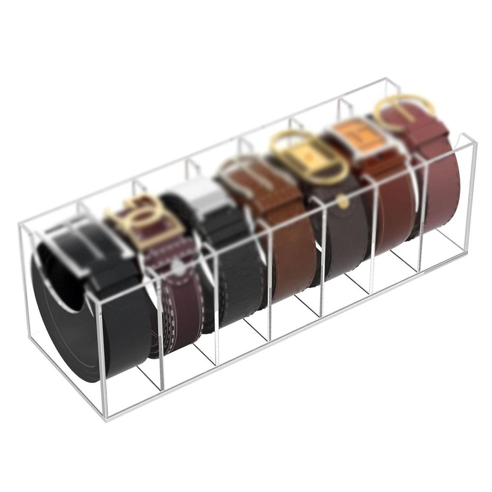 Organizzatore per Cinture Organizzatore in Acrilico Contenitore Multi-scomparto