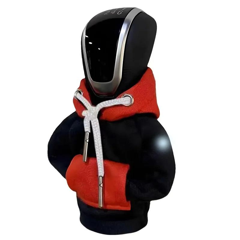 Car Shift Hoodie Cover Shift Lever Sweatshirt Gear Handle Decoration Universal Car Shift Lever Interior Decoration