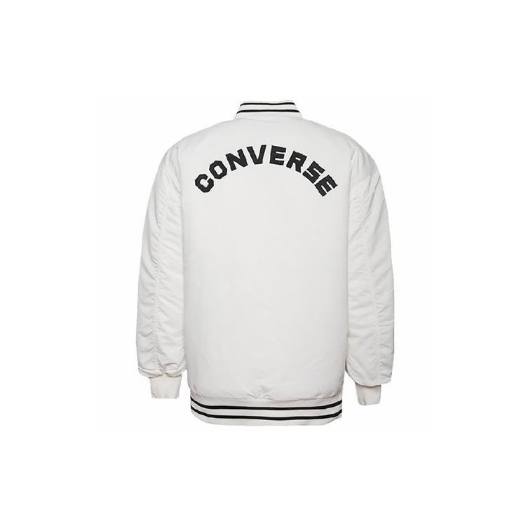 Converse Baseball Jacket Men's White 10019324-A01