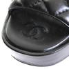 Chanel Sandals COCO Mark Matelasse With Strap Leather Sandals 24P G45567 Used