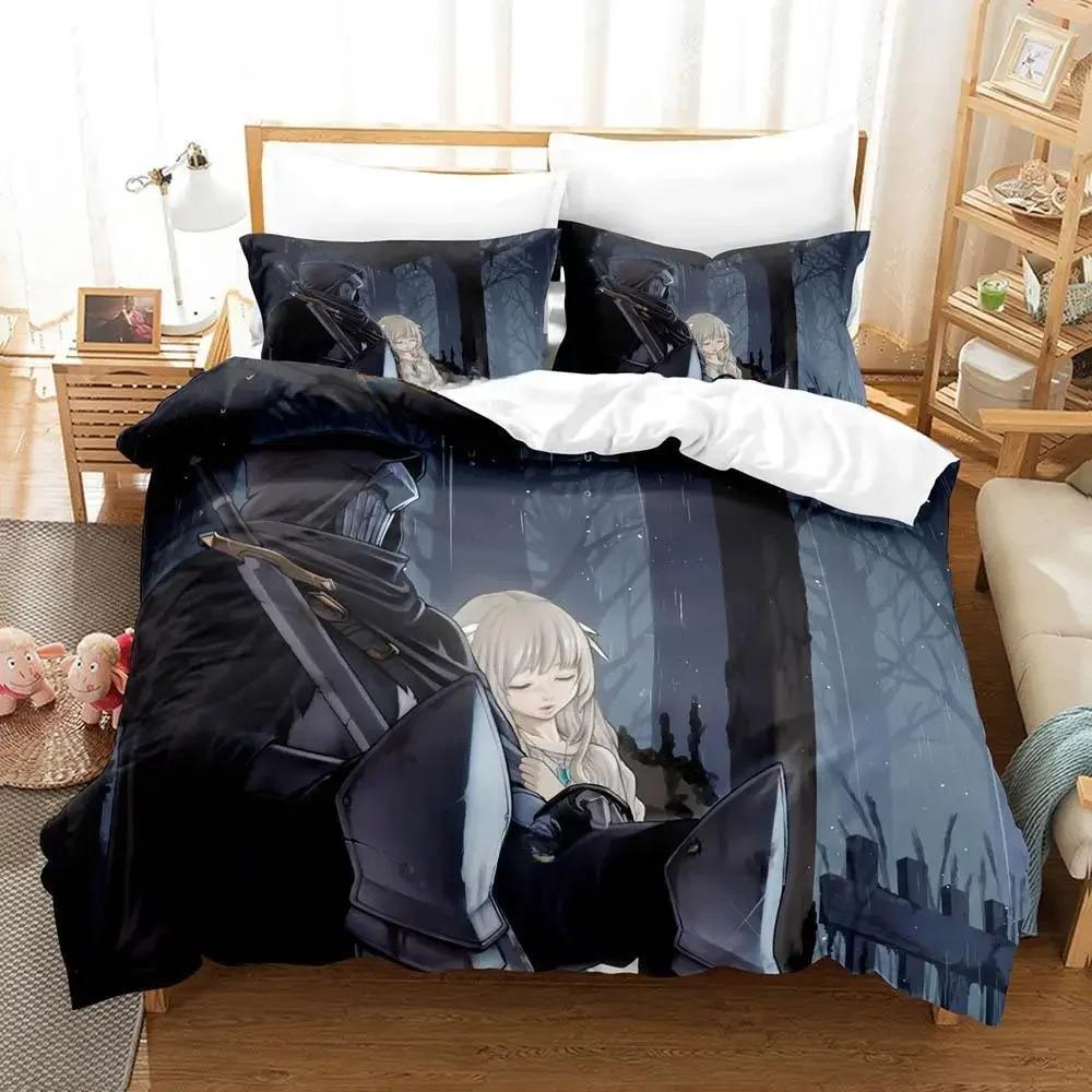 3D Print Game ENDER LILIES Quietus of the Knights Bedding Set Cartoon Anime three-piece set Adult Kid Bedroom Duvet cover Sets