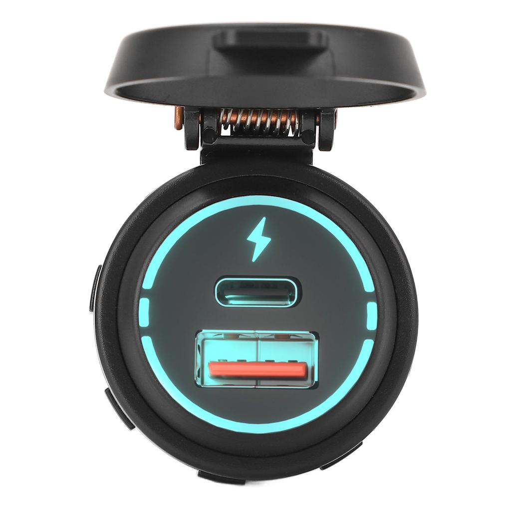 12V USB Charger Socket Fast Charging IP66 Waterproof PD Type C QC 3.0 Car Charger Adapter for