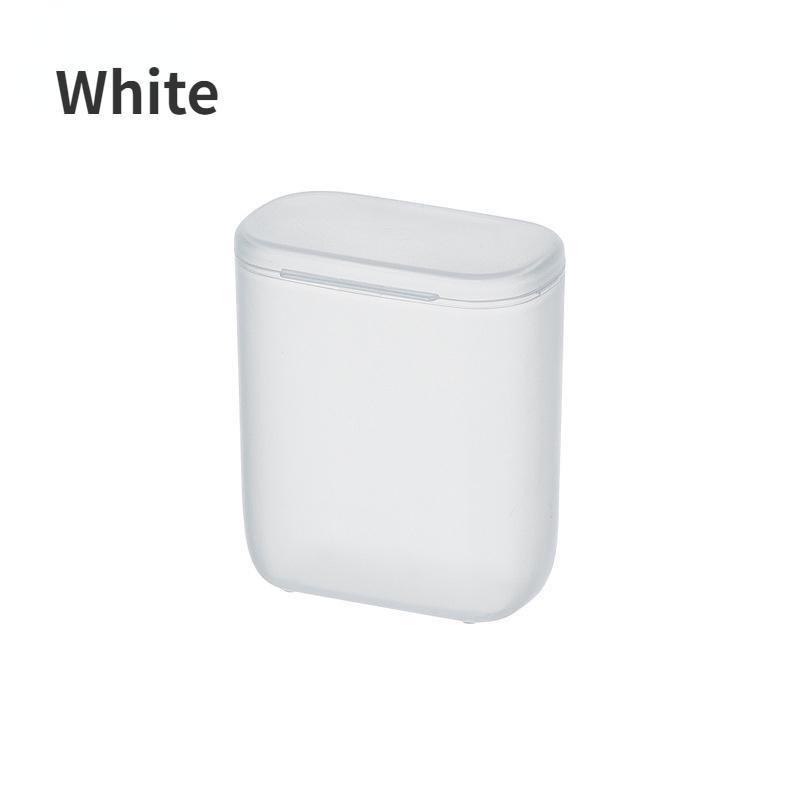 

Коробка для хранения кабеля передачи данных, пыленепроницаемый органайзер для наушников с крышкой, прозрачный контейнер для кабеля и проводов для домашнего офиса белый
