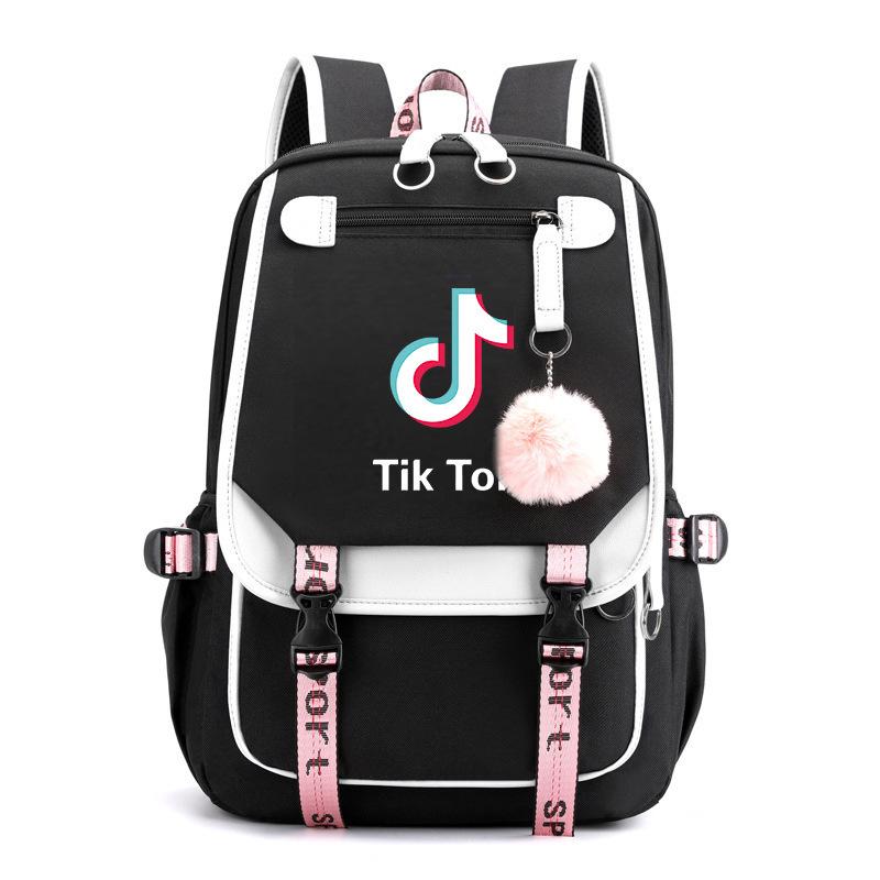 Cute hairball shoulder student bag
