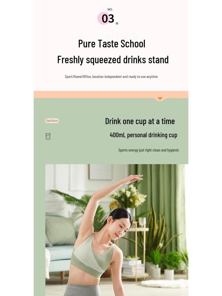 Portable Rechargeable Multi-Function Juicer Cup for Home Use