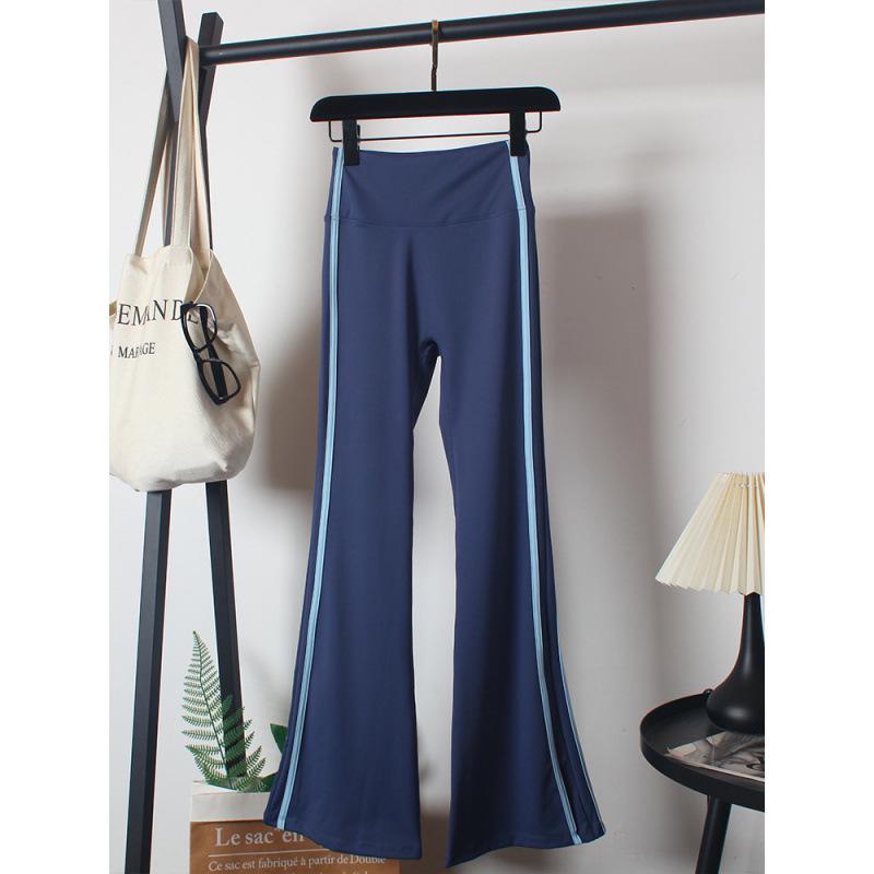 Damen Yoga Sportbekleidungsset: Hochtaillierte Schlaghosen, Schlankmachend, Tanz, Laufen, Reißverschluss, Dreiteilig für Herbst/Winter.