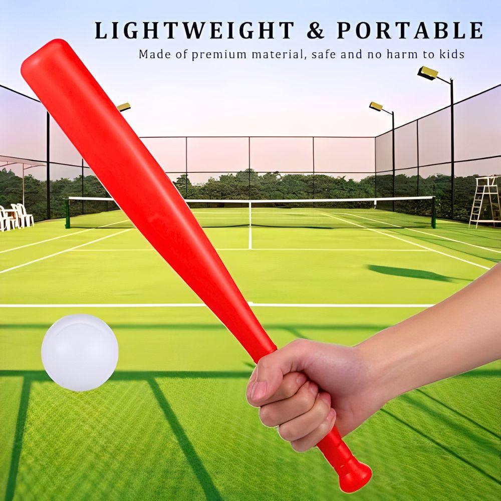 1pc 17.7inch Plastic Baseball Bat Red/Blue/Green Portable Durable Indoor & Outdoor Sports Training Goods YMY