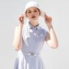LIKK Backless Ribbon Wide Bucket Hat (White)_L3A1-Hw02K