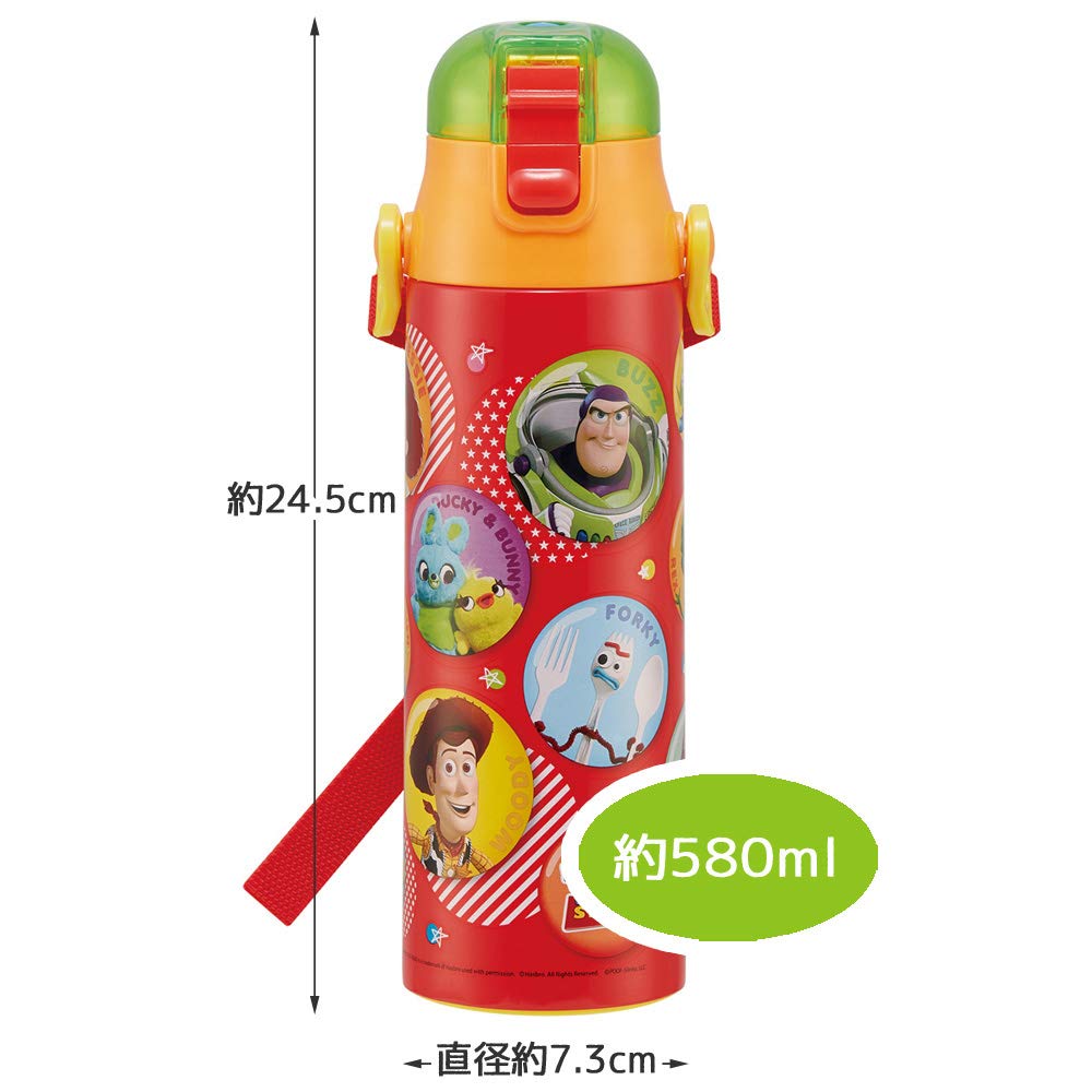 Skater Stainless Steel Sports Direct Drinking Water Toy Story 21 Disney SDC6N Bottle, Bottle, Design, 580ml,