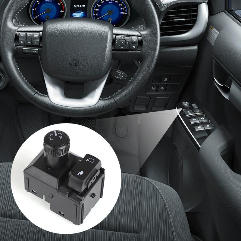 Front Right Side Folding Rearview Mirror Adjust Switch For Toyota Hilux Fortuner 2015-17 Fortuner 2005-2014 Right Hand Driver