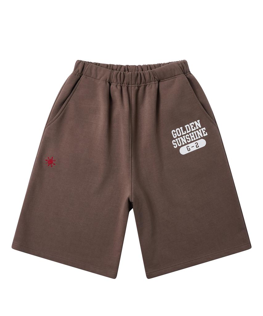GOLDEN SUNSHINE G-2 Bermuda Sweat Shorts_Brown