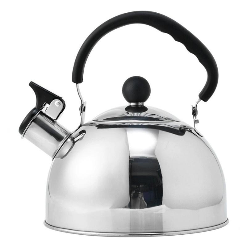 

2.0L Induction Kettle Stainless Steel Whistling Kettle Teapot Stove Whistle Kettles Gas Stove Tea Pots Water Kettle for Hiking 2.0L