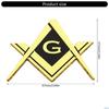 Masonic Car Emblems Decal for Auto Truck Motorcycle Car Bikes Easy Installation
