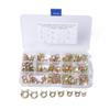 80pcs 8 Kind Spring Clips Car Air Hose Water Pipe Fuel Line Tube Fastener Clamps