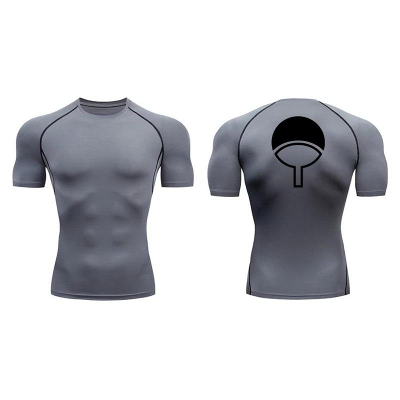 Sweatshirt Elastic Short Sleeve Compression for Men Summer Athletic Sweat Absorbent Quick Dry T-shirt Gym Workout Running Tees Tops