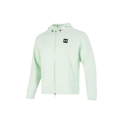 Logo Zip-Up Hoodie Men Tops Green 1373801-369