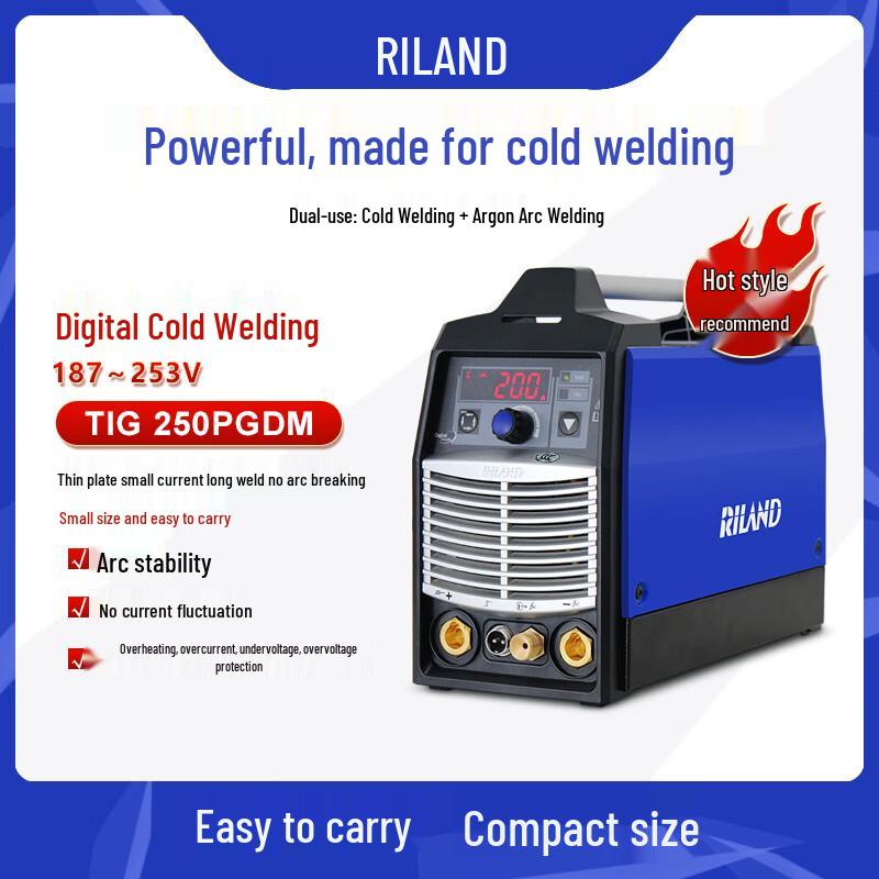 Rui Ling TIG250PGDM Portable Inverter DC TIG Welder