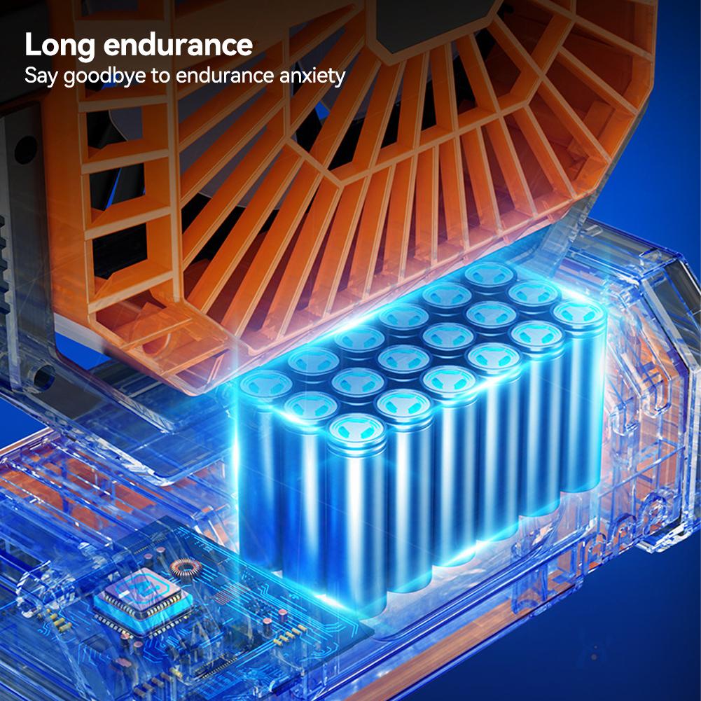 5400/9000mAh USB Rechargeable Camping Fan Portable Air Circulators Wireless Fans Tent Fan with Hook