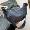 Large capacity niche casual nylon dumpling bag for men and women, student shoulder bag, new women's bag